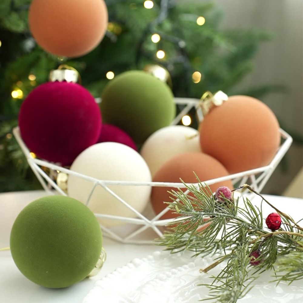 6pcs Set 8CM Size Christmas Ba - огляд і ціна Ornament Ball Set