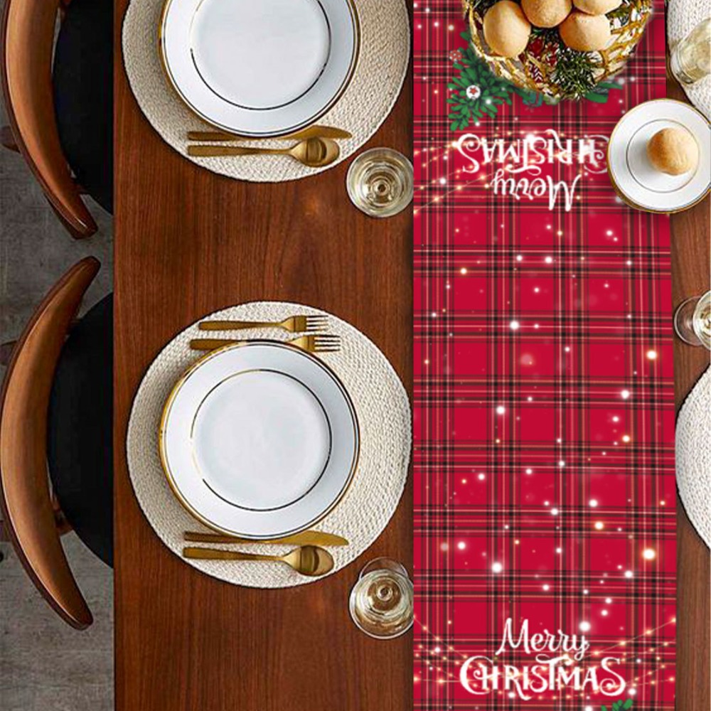 Christmas Themed Table Runner  - огляд і ціна Christmas Table Runner