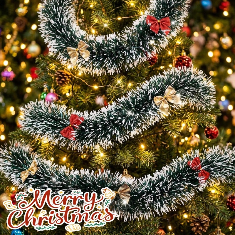 20/2m Christmas Tinsel Garland - огляд і ціна Tinsel Garland Decoration