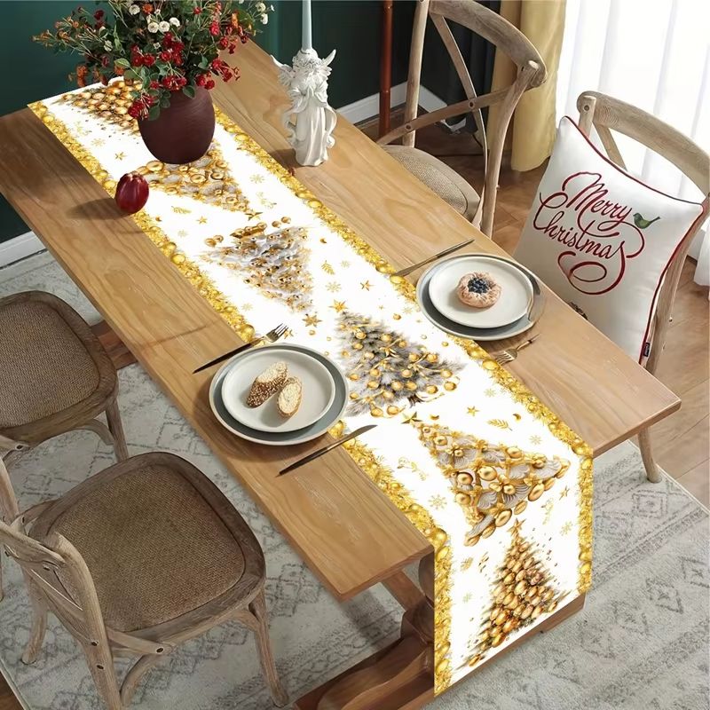 VIKAMA Christmas Table Runner  - огляд і ціна Christmas Table Runner